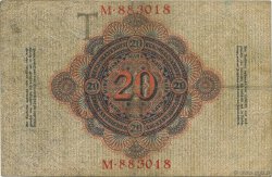 20 Mark ALLEMAGNE  1914 P.046a TB+