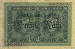 50 Mark GERMANY  1914 P.049a XF