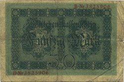50 Mark GERMANY  1914 P.049b G