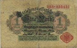 1 Mark GERMANY  1914 P.051 F