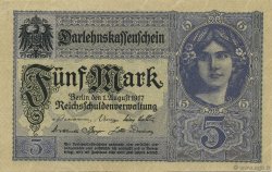 5 Mark ALLEMAGNE  1917 P.056b SUP+