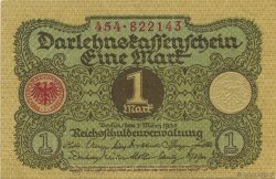 1 Mark GERMANY  1920 P.058 XF