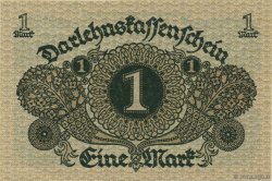 1 Mark GERMANY  1920 P.058 AU
