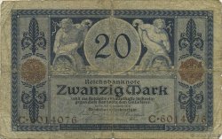 20 Mark GERMANY  1915 P.063