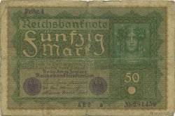 50 Mark GERMANY  1919 P.066 G
