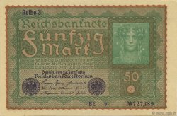50 Mark GERMANY  1919 P.066 UNC-