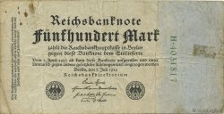 500 Mark GERMANY  1922 P.074b