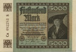 5000 Mark GERMANY  1922 P.081e