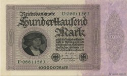100000 Mark ALLEMAGNE  1923 P.083a NEUF