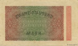 20000 Mark GERMANY  1923 P.085a AU