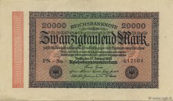 20000 Mark ALLEMAGNE  1923 P.085f SUP