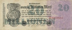 20 Millions Mark GERMANY  1923 P.097a VF