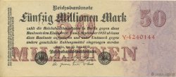 50 Millions Mark ALLEMAGNE  1923 P.098a pr.SPL