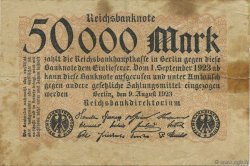 50000 Mark ALLEMAGNE  1923 P.099 TB