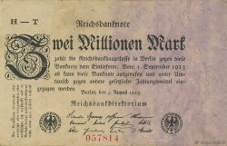 2 Millions Mark GERMANY  1923 P.103 VF