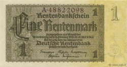 1 Rentenmark ALLEMAGNE  1937 P.173b pr.NEUF