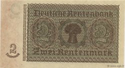 2 Rentenmark ALLEMAGNE  1937 P.174b NEUF