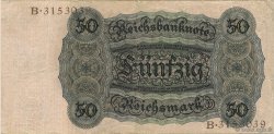 50 Reichsmark GERMANY  1924 P.177 VF+