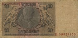 20 Reichsmark ALLEMAGNE  1929 P.181a B