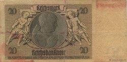 20 Reichsmark ALLEMAGNE  1929 P.181b TB