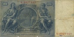100 Reichsmark GERMANY  1935 P.183a F