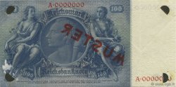 100 Reichsmark Spécimen ALLEMAGNE  1935 P.183as SUP