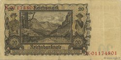 20 Reichsmark ALLEMAGNE  1939 P.185 TB