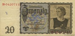 20 Reichsmark ALLEMAGNE  1939 P.185 pr.TTB