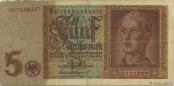 5 Reichsmark ALLEMAGNE  1942 P.186a TTB