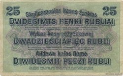 25 Rubel ALLEMAGNE Posen 1916 P.R125 TB