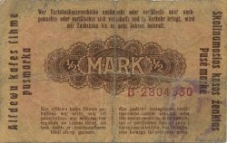 1/2 Mark ALLEMAGNE Kowno 1918 P.R127 TB