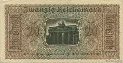 20 Reichsmark ALLEMAGNE  1940 P.R139 SUP