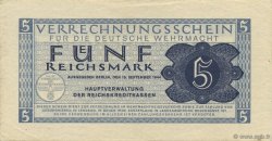 5 Reichsmark ALLEMAGNE  1942 P.M39 SPL