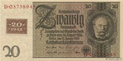 20 Deutsche Mark ALLEMAGNE RÉPUBLIQUE DÉMOCRATIQUE  1948 P.05b pr.NEUF