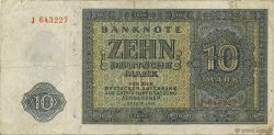 10 Deutsche Mark ALLEMAGNE RÉPUBLIQUE DÉMOCRATIQUE  1948 P.12a pr.TTB