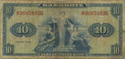 10 Deutsche Mark ALLEMAGNE FÉDÉRALE  1948 P.05a B+