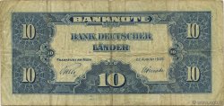 10 Deutsche Mark GERMAN FEDERAL REPUBLIC  1949 P.16a MB