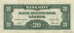 20 Deutsche Mark GERMAN FEDERAL REPUBLIC  1949 P.17a XF-