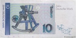 10 Deutsche Mark ALLEMAGNE FÉDÉRALE  1989 P.38a TTB