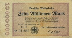 10 Millions Mark GERMANY  1923 PS.1014 VF