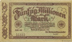 50 Millions Mark GERMANY  1923 PS.1016 VF