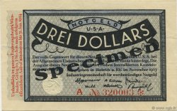 3 Dollars Spécimen ALLEMAGNE Biebrich 1923 Mul.0420s SUP
