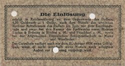 50 Goldpfennige ALLEMAGNE Hochst 1923 Mul.2525.3 SUP