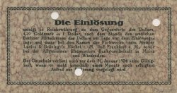 2 Goldmark GERMANY Hochst 1923 Mul.2525.4a AU