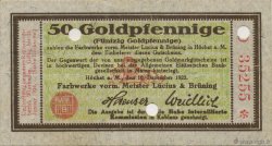 50 Goldpfennige ALLEMAGNE Hochst 1923 Mul.2525.8 SUP