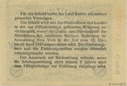 10 Pfennig Gold ALLEMAGNE Karlsruhe 1923 Mul.2725.3 SPL