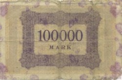 100000 Mark ALLEMAGNE Aachen - Aix-La-Chapelle 1923  B