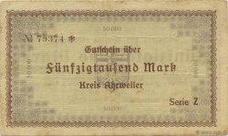 50000 Mark GERMANY Ahrweiler 1923  VF