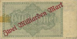 2 Milliards Mark ALLEMAGNE Mannheim 1923 PS.0913 TTB