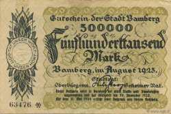 500000 Mark ALLEMAGNE Bamberg 1923  TTB